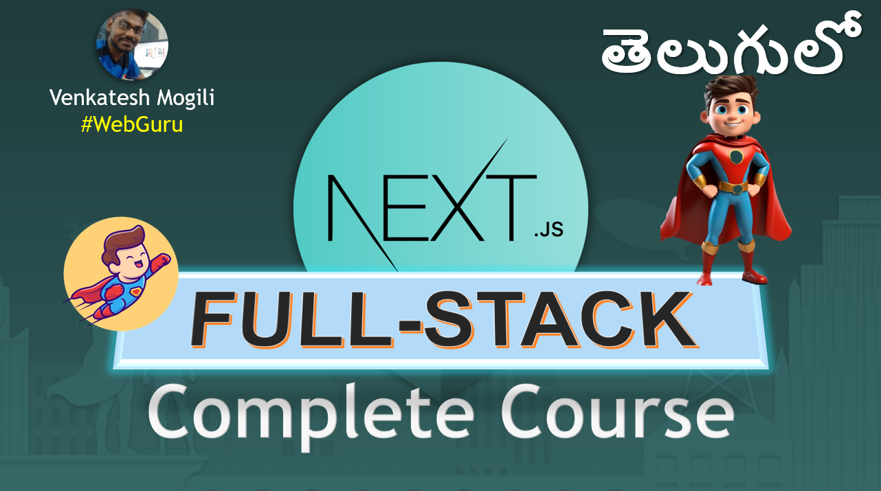 NextJS (Full-Stack) Course